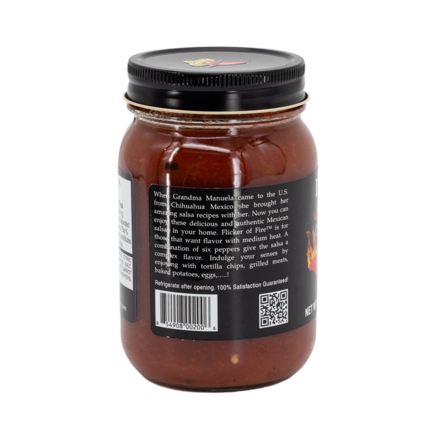 Flicker Of Fire Mild Salsa | 15.5 oz | If You Dare Foods
