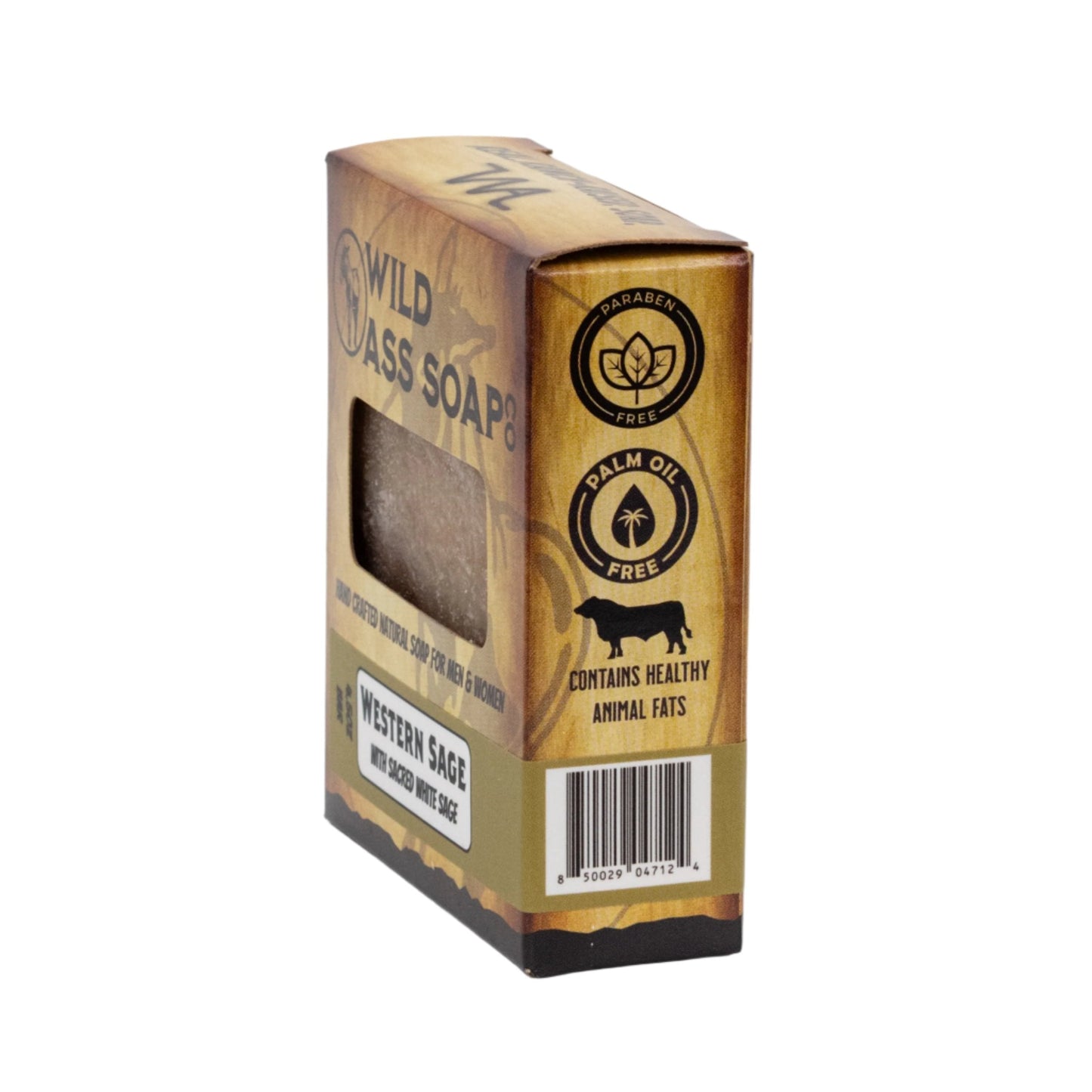 Tallow Bar Soap | Western Sage Scent | 4.5 oz | Palm Oil & Paraben Free | Wild Ass Soap Co