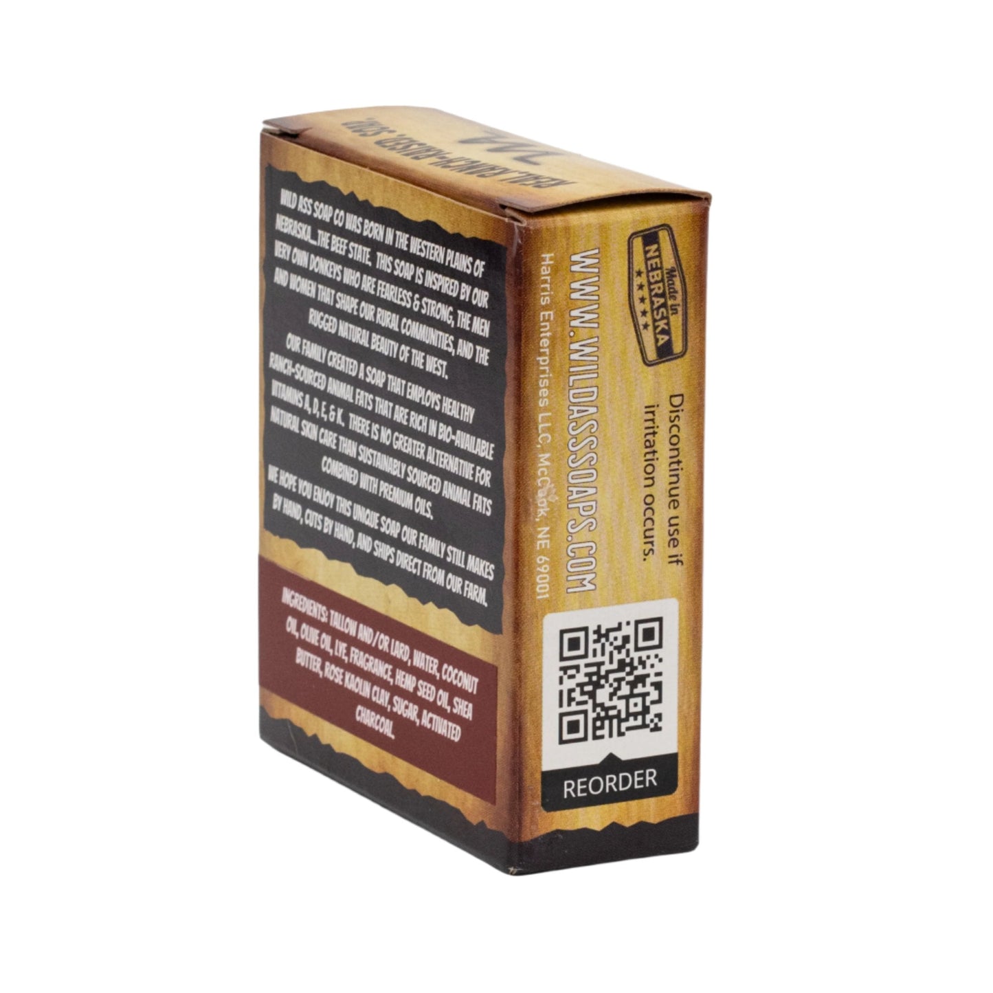 Tallow Bar Soap | Wild West Saloon Scent | 4.5 oz | Palm Oil & Paraben Free | Wild Ass Soap Co