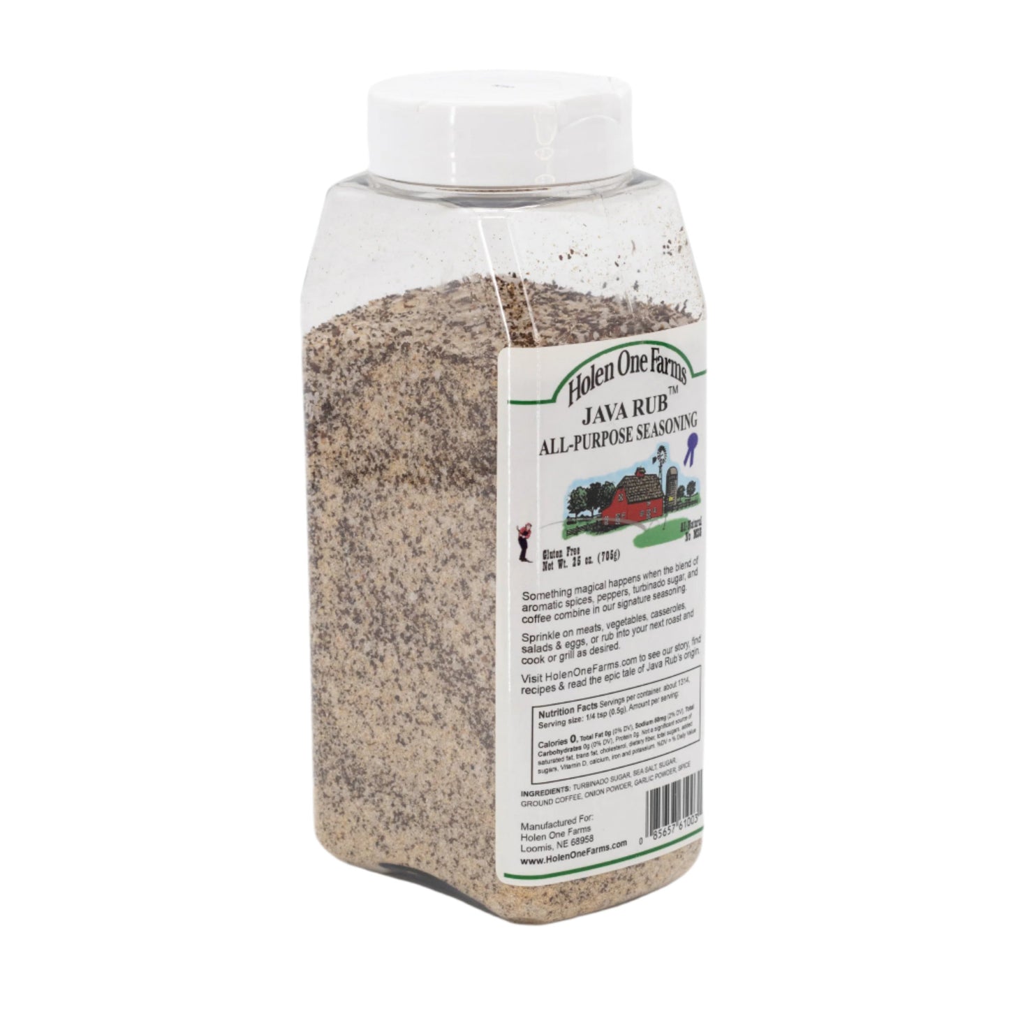 Java Rib and Roast Rub | 25 oz | Holen One Farms