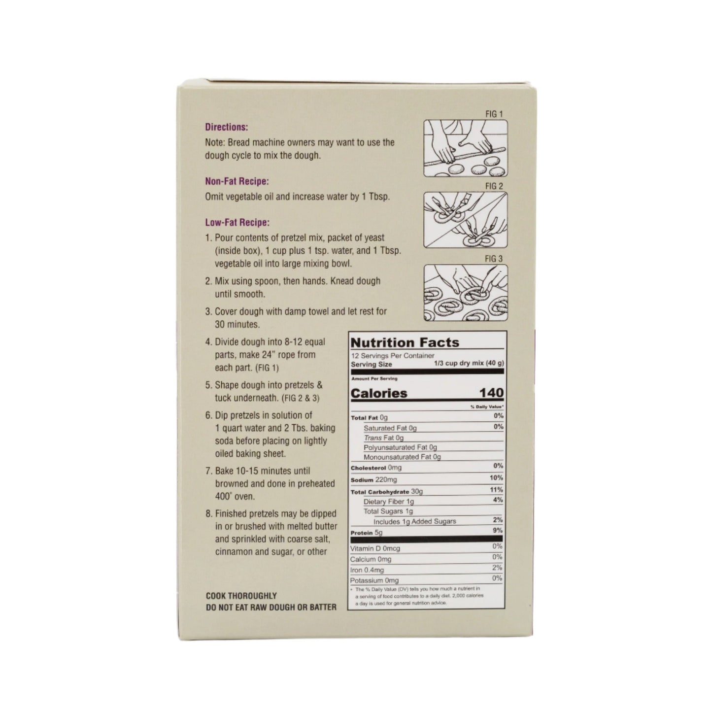 Wanda's Organic Soft Pretzel Mix | 15 oz | Heartland Gourmet | 1394