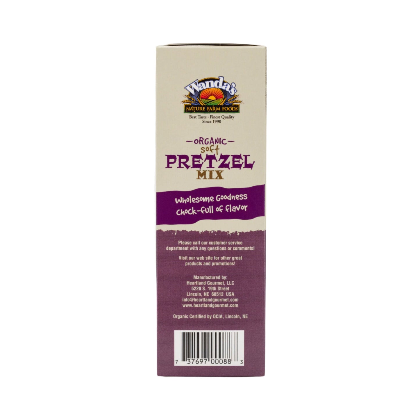 Wanda's Organic Soft Pretzel Mix | 15 oz | Heartland Gourmet | 1394