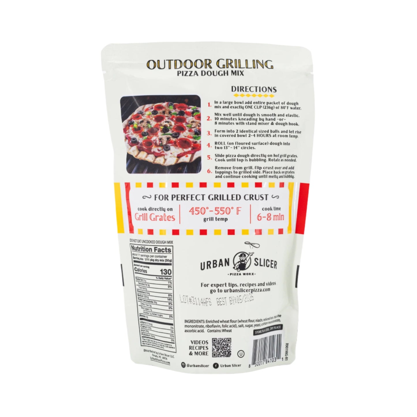 Outdoor Grilling Pizza Dough | 13.4 oz. | Urban Slicer Pizza Worx
