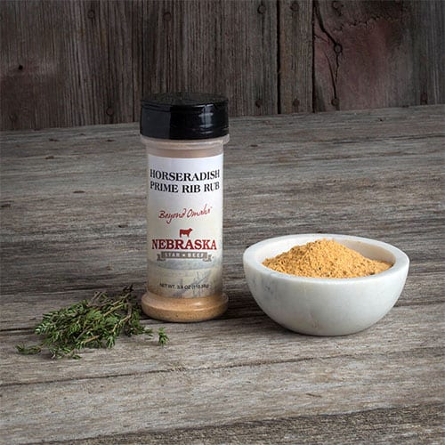 Horseradish Prime Rib Rub | 3.9 oz | Nebraska Star Beef