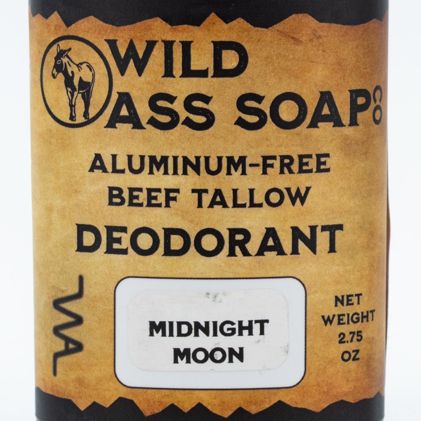 Aluminum-Free Midnight Moon Beef Tallow Deodorant | 2.75 oz | Wild Ass Soap
