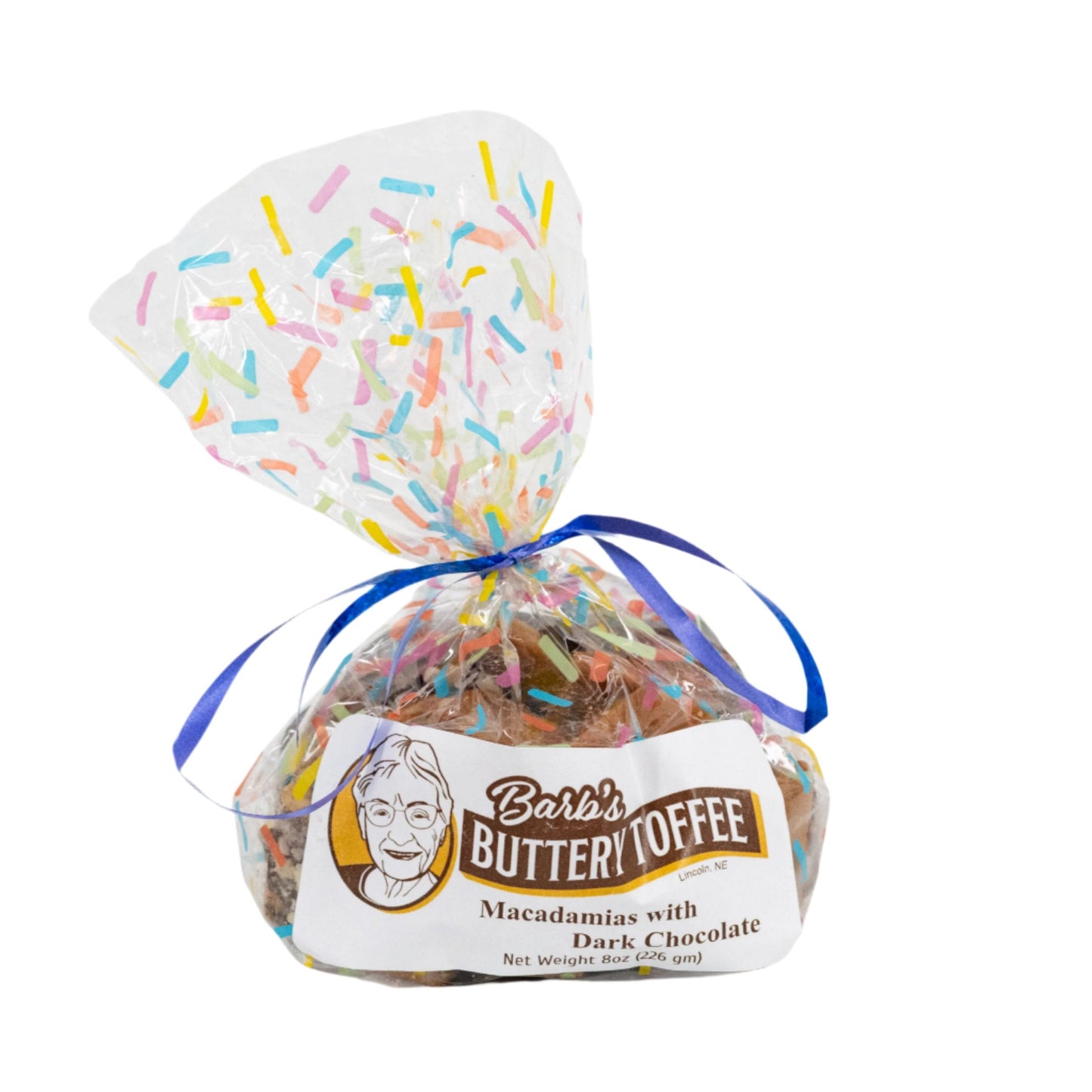 IN STORE PICKUP ONLY | Homemade Dark Chocolate Toffee | 8 oz | Multiple Nut Options | Barb's Buttery Toffee