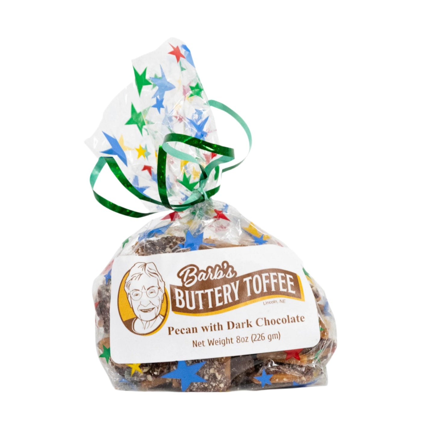 IN STORE PICKUP ONLY | Homemade Dark Chocolate Toffee | 8 oz | Multiple Nut Options | Barb's Buttery Toffee