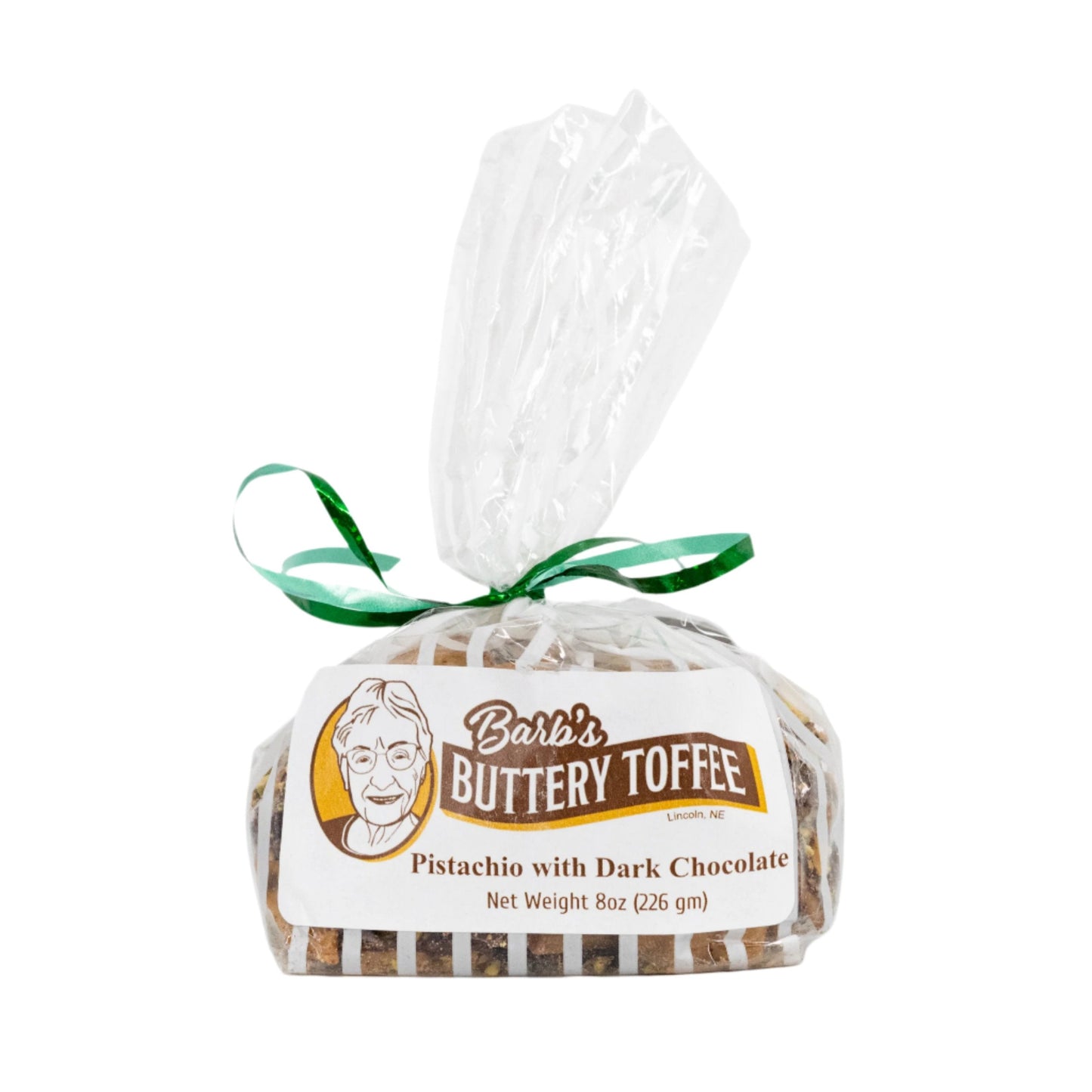 IN STORE PICKUP ONLY | Homemade Dark Chocolate Toffee | 8 oz | Multiple Nut Options | Barb's Buttery Toffee