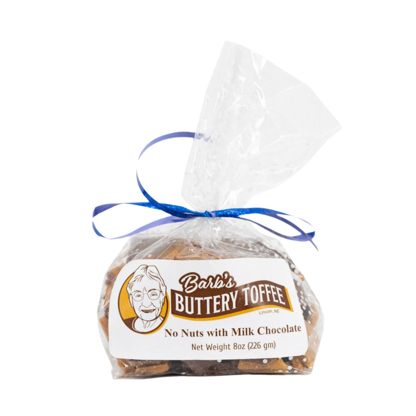 IN STORE PICKUP ONLY | Homemade Milk Chocolate Toffee | 8 oz | Multiple Nut Options | Barb's Buttery Toffee