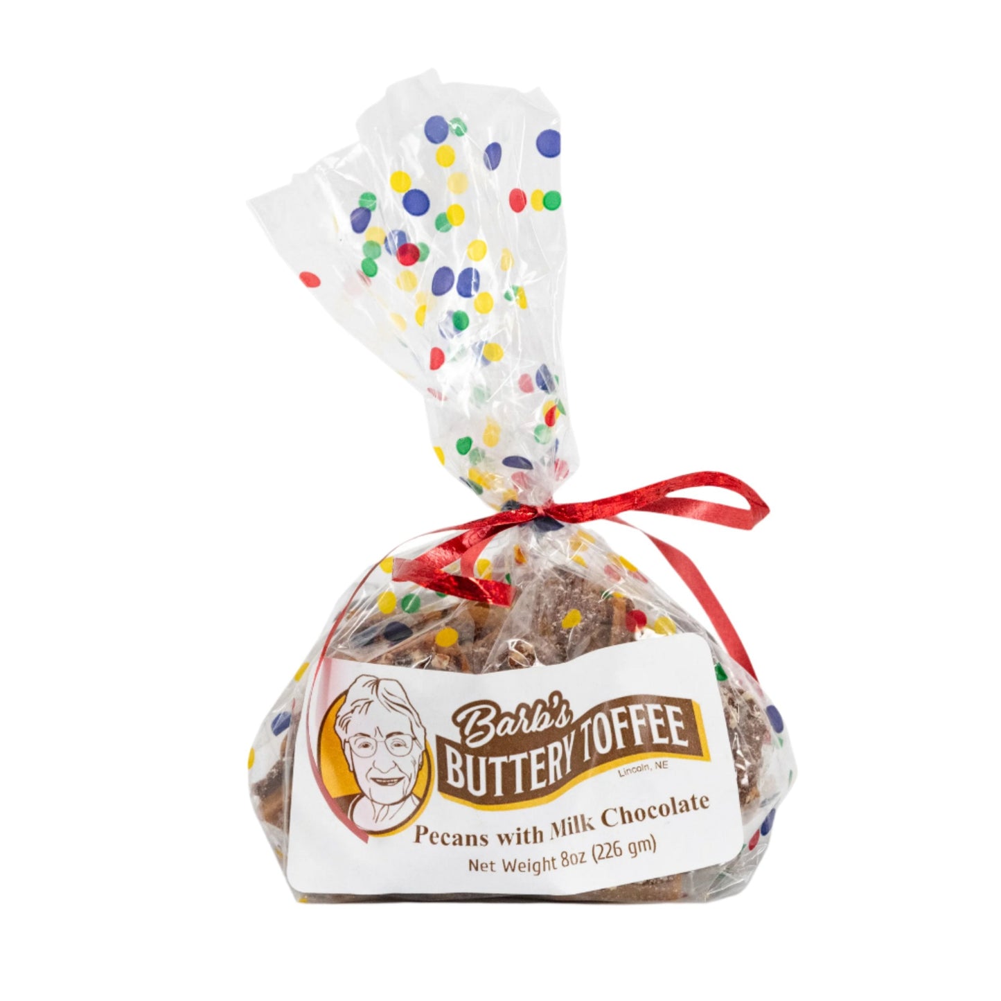 IN STORE PICKUP ONLY | Homemade Milk Chocolate Toffee | 8 oz | Multiple Nut Options | Barb's Buttery Toffee