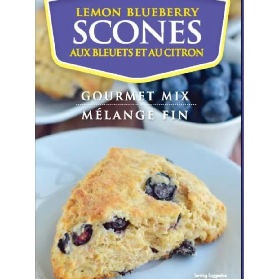 Lemon Blueberry Scone Mix | 15 oz | Cobblestone Kitchen