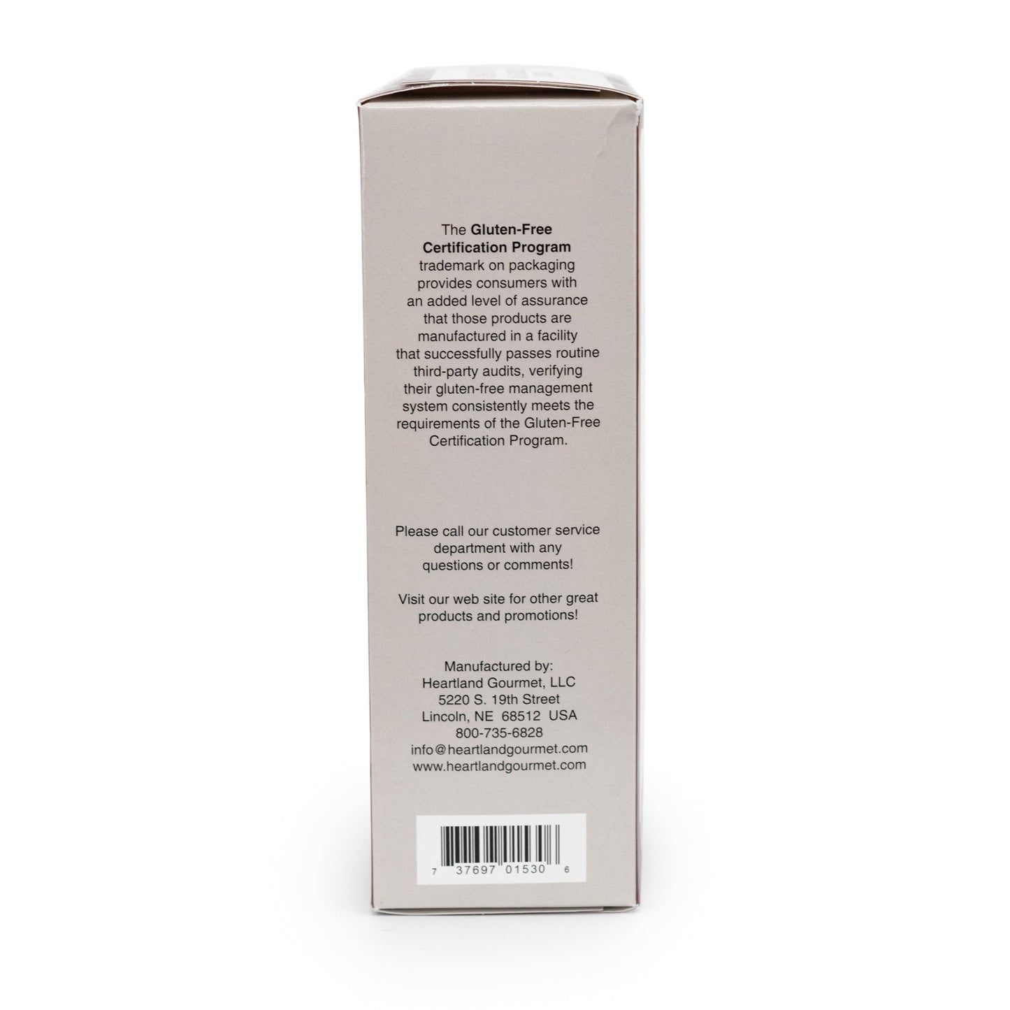 Heartland Gourmet Gluten Free Double Chocolate Cookie Mix Side