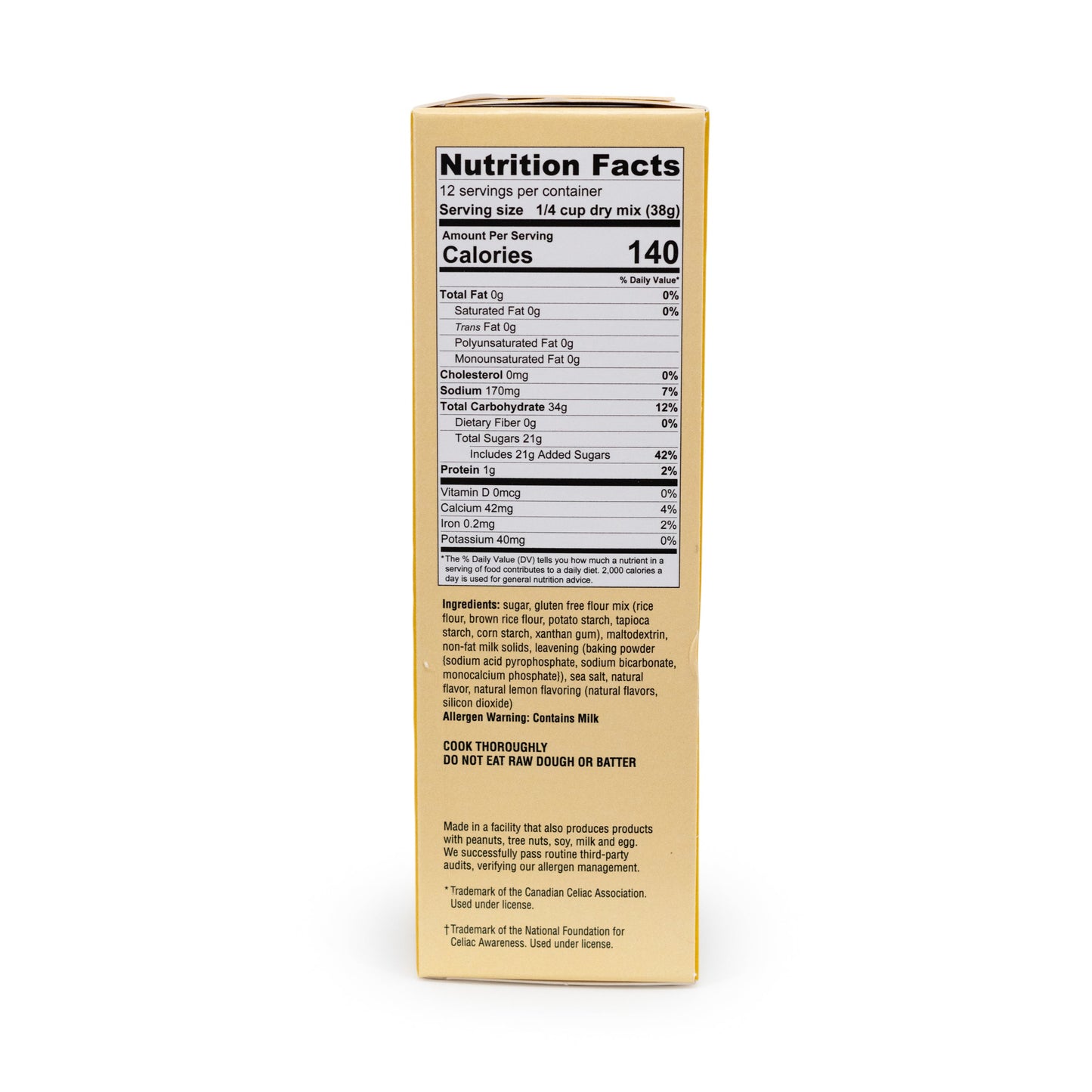 Gluten Free Lemon Cupcake Mix | 16 oz | Heartland Gourmet | 2016