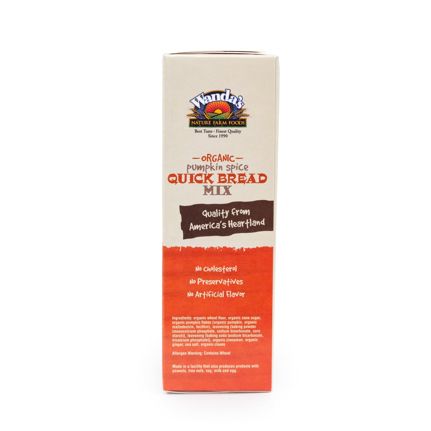 Wanda's Organic Pumpkin Spice Quick Bread Mix | 9.5 oz | Heartland Gourmet | 1402