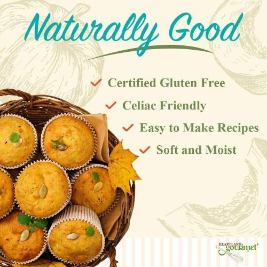 Gluten Free Pumpkin Bread Mix | 11 oz | Heartland Gourmet | 2028