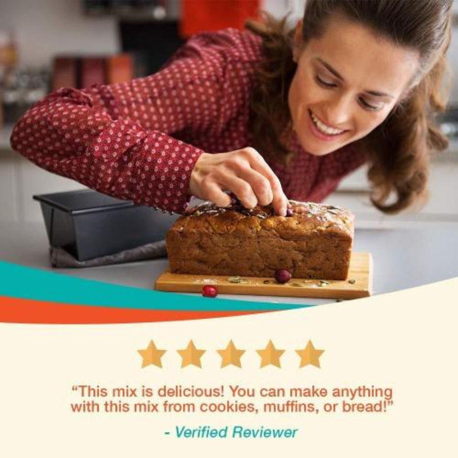 Gluten Free Pumpkin Bread Mix | 11 oz | Heartland Gourmet | 2028
