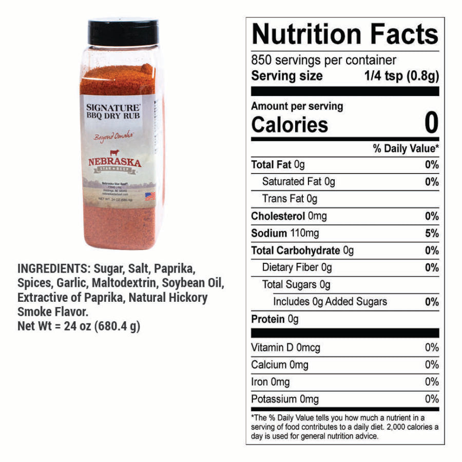 BBQ Dry Rub | 24 oz | Nebraska Star Beef
