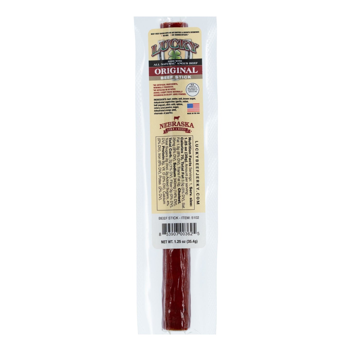 Original Beef Stick | 1.25 oz | Nebraska Star Beef