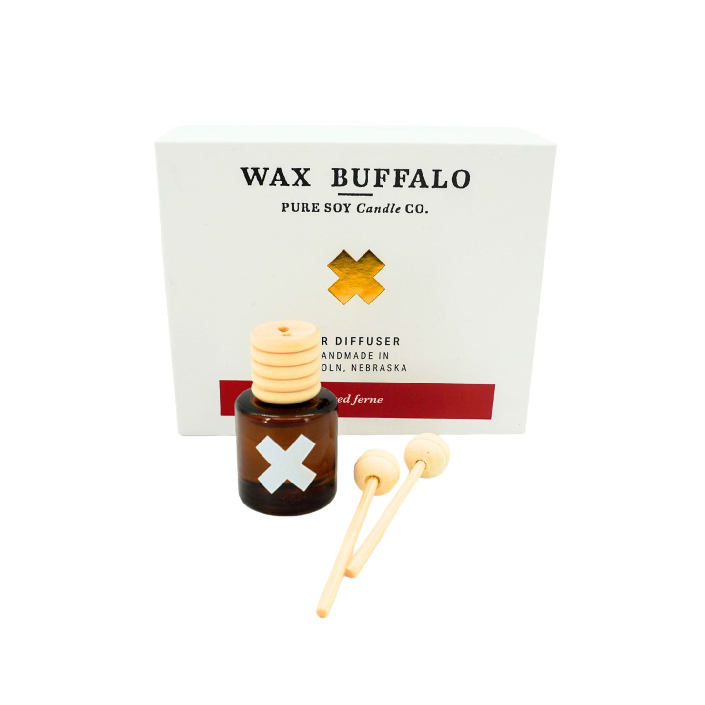 Red Ferne Scented Car Diffuser | Wax Buffalo