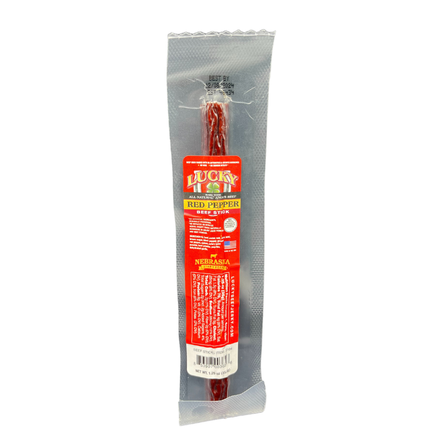 Red Pepper Beef Stick | 1.25 oz | Nebraska Star Beef