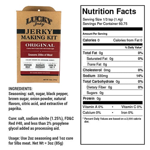 Original Jerky Making Kit | 12 oz | Nebraska Star Beef