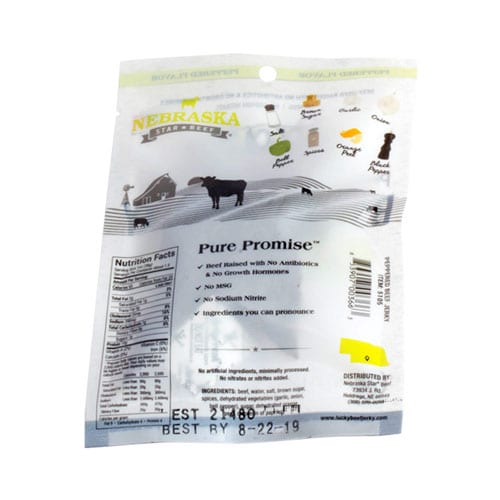 Black Pepper Beef Jerky | 1.5 oz | Nebraska Star Beef