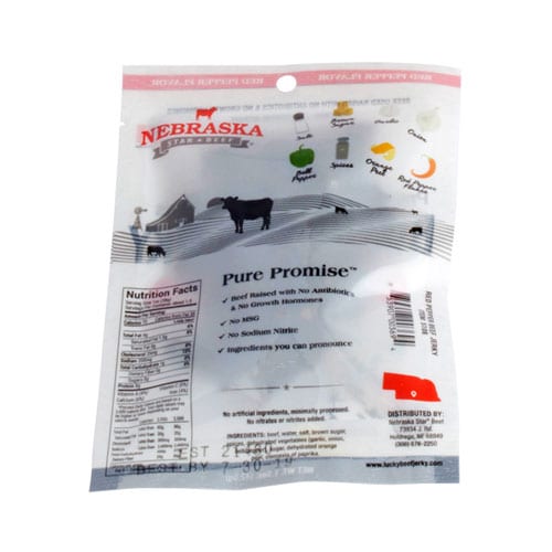 Red Pepper Beef Jerky | 1.5 oz | Nebraska Star Beef