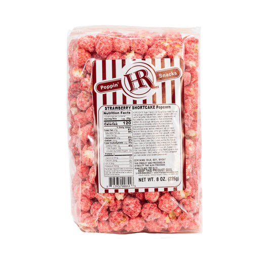 Strawberry Shortcake Popcorn | 8 oz | HR Poppin' Snacks