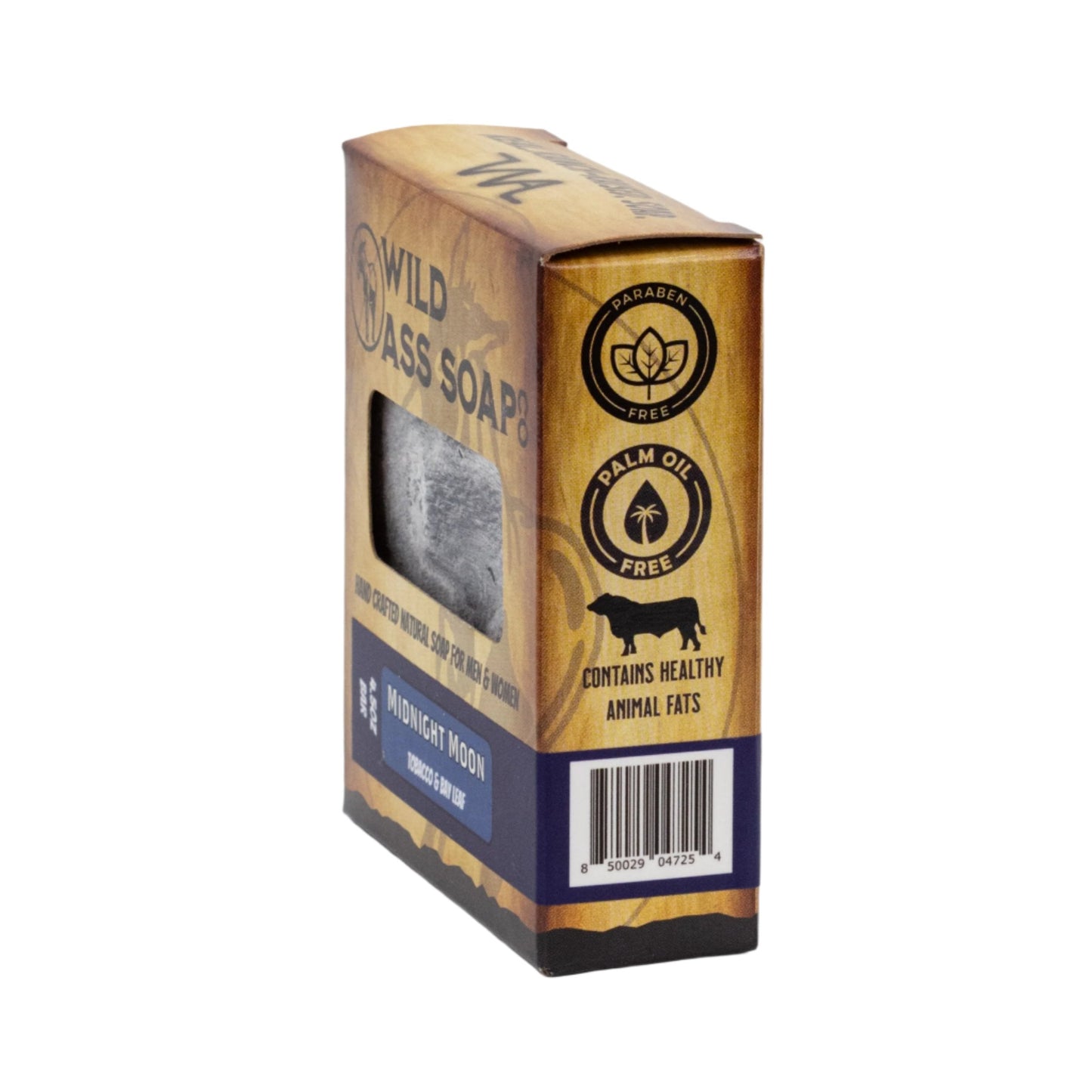 Tallow Bar Soap | Midnight Moon Scent | 4.5 oz | Palm Oil & Paraben Free | Wild Ass Soap Co