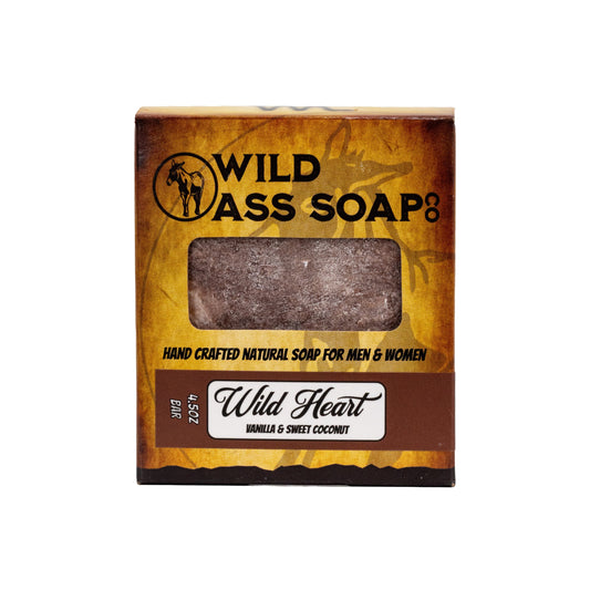 Tallow Bar Soap | Wild Heart Scent | 4.5 oz | Palm Oil & Paraben Free | Wild Ass Soap Co