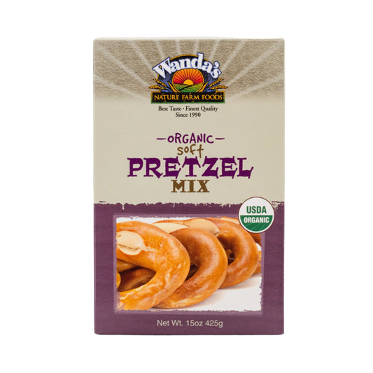 Wanda's Organic Soft Pretzel Mix | 15 oz | Heartland Gourmet | 1394