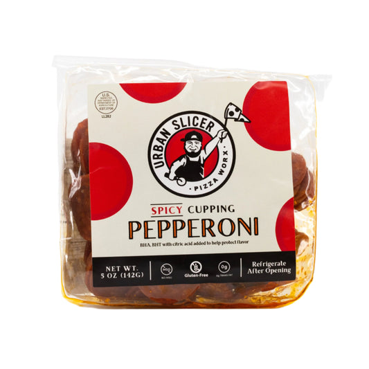 Spicy Cupping Pepperoni | 5 oz. | Gluten Free | Urban Slicer Pizza Worx