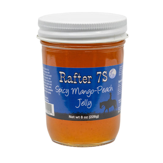 Spicy Mango-Peach Jelly | 8 oz | Rafter 7S