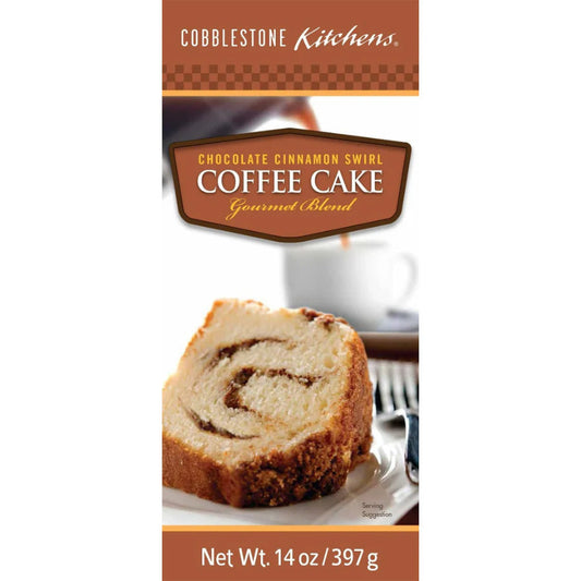 Chocolate Cinnamon Swirl Coffee Cake