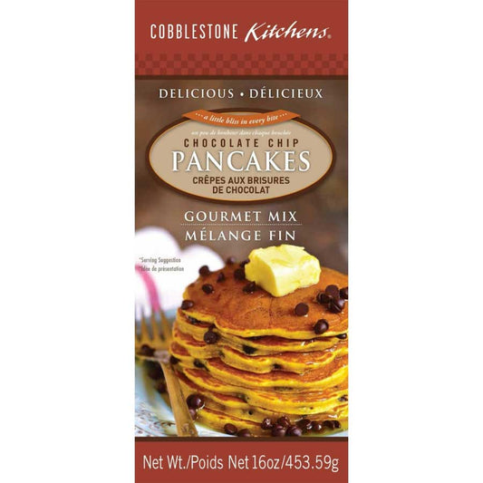 Chocolate Chip Pancake Mix | 16 oz | Cobblestone Kitchen