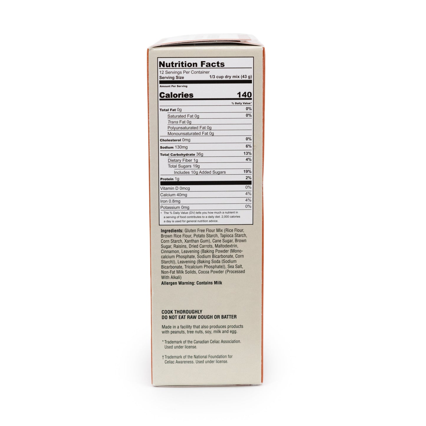 Gluten Free Carrot Cake Mix | 18 oz | Heartland Gourmet | 2020