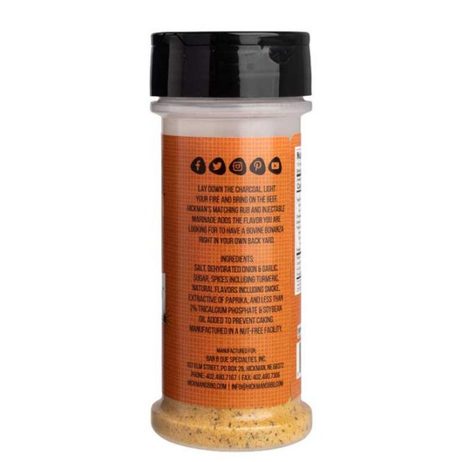 Bovine Bonanza Beef Rub | 4 oz | Gluten Free | Fat Boy Hickman's BBQ