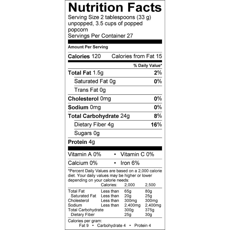 Yellow Un-Popped Popcorn Kernals in Burlap Bag | 2 lb | Non-GMO | Popcorn County USA | North Loup Valley