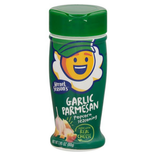Popcorn Seasoning | Garlic Parmesan | 2.85 oz | Popcorn County USA | North Loup Valley