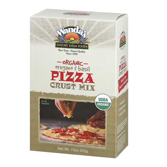 Wanda's Organic Oregano & Basil Pizza Crust Mix | 15 oz | Heartland Gourmet | 1376