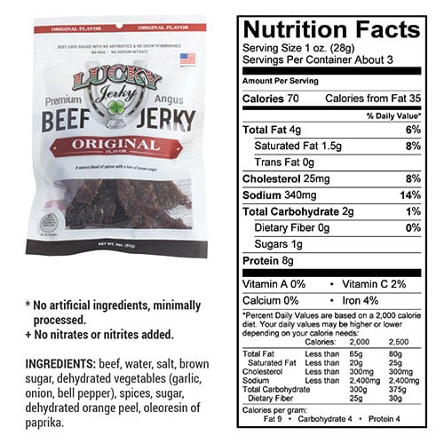Original Beef Jerky | 3 oz | Nebraska Star Beef