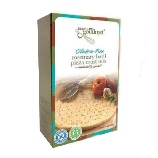 Gluten Free Rosemary Basil Pizza Crust | 15.4 oz | Heartland Gourmet | 2024